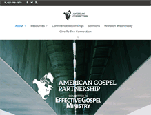 Tablet Screenshot of anglicanconnection.com